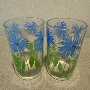 Vintage Kraft Post Swanky Swigs (2) glasses